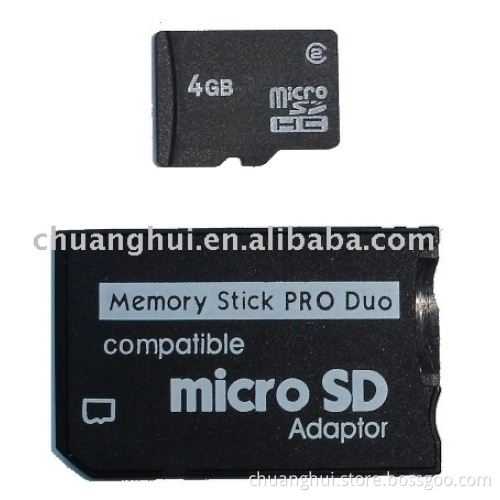 Micro SD Card with Pro Duo Adapter